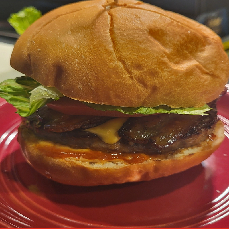 Spicy Peanut Butter Burger